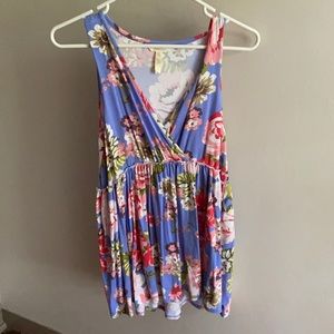 Matilda Jane floral maternity tank size M